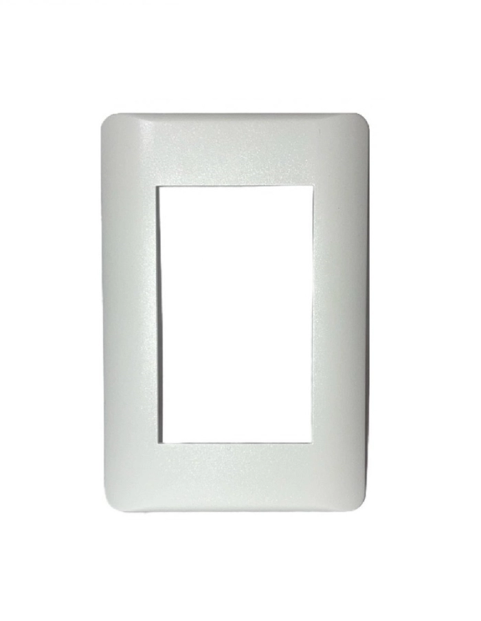 Tapa Richi BIO 3 módulos blanco